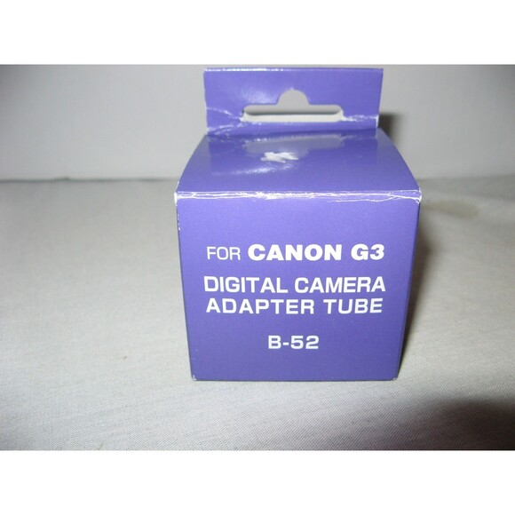 Digital Camera Adapter Tube for Canon G3 Camera B-52 NEW IN BOX Bayonette 52mm - Picture 4 of 4